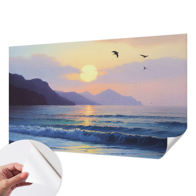 Carta da parati effetto profondità Mare Ovest
