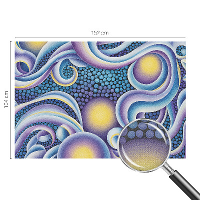 Carta da parati per cameretta Vortici colorati