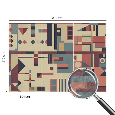 Fotomurale per cameretta Composizione astratta