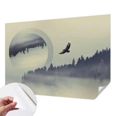 Carta da parati adesiva Paesaggio forestale