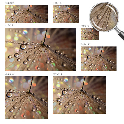 Carta da parati 3D Gocce di perle