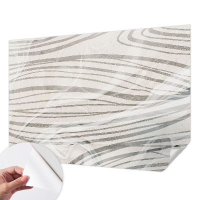 Carta da parati 3D Linee ondulate