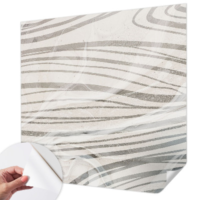 Carta da parati 3D Linee ondulate