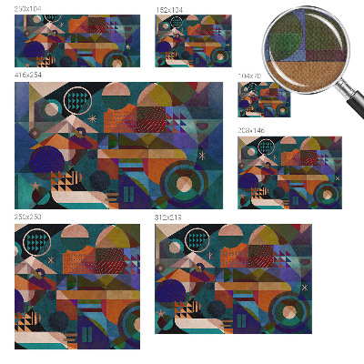 Fotomurale 3D Arte geometrica