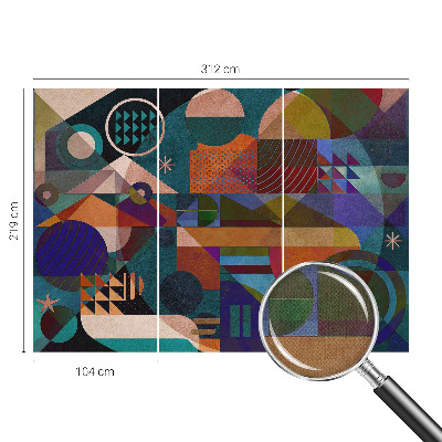 Fotomurale 3D Arte geometrica