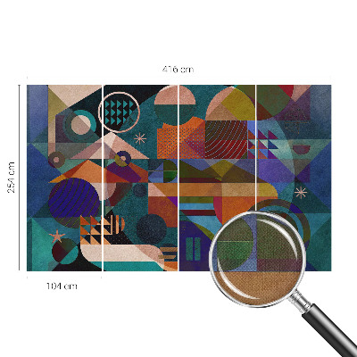 Fotomurale 3D Arte geometrica