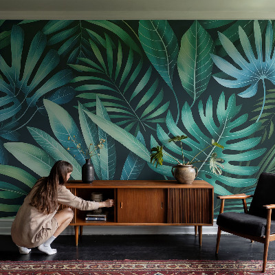 Fotomurale per cameretta Foglie tropicali