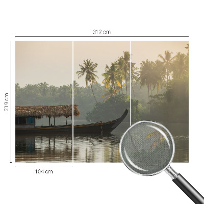 Fotomurale effetto 3D Paradiso tropicale