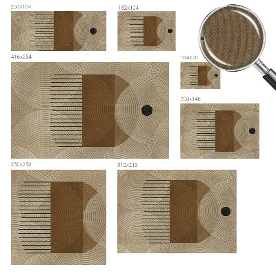 Carta da parati per cameretta Geometria dell'armonia