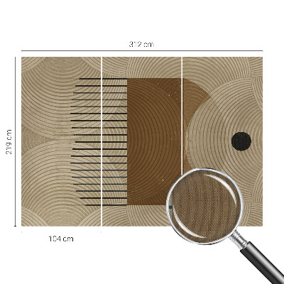 Carta da parati per cameretta Geometria dell'armonia