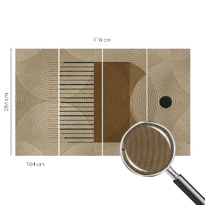 Carta da parati per cameretta Geometria dell'armonia