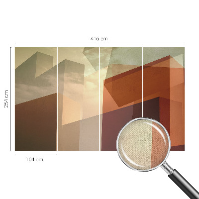 Fotomurale 3D Forme astratte