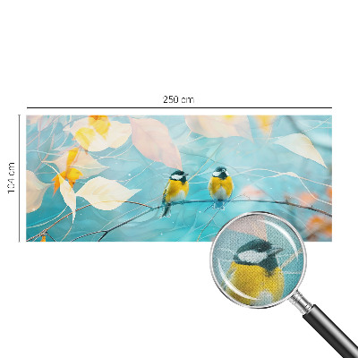 Fotomurale effetto 3D Uccelli primaverili