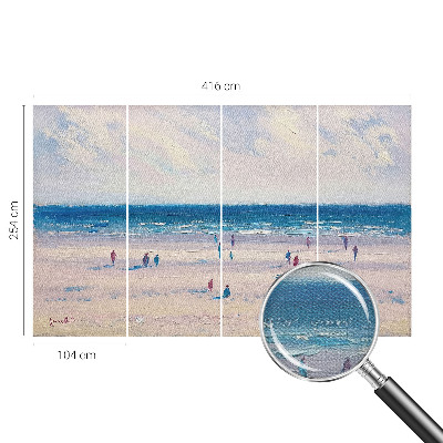 Carta da parati effetto profondità Paesaggio marino