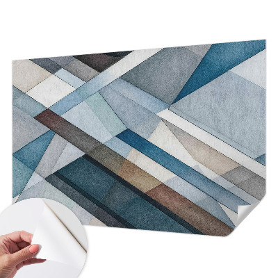 Carta da parati per cameretta geometria astratta