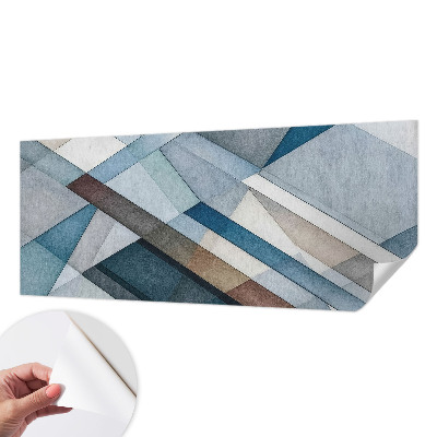 Carta da parati per cameretta geometria astratta