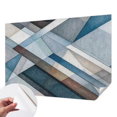 Carta da parati per cameretta geometria astratta