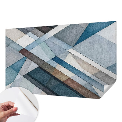 Carta da parati per cameretta geometria astratta