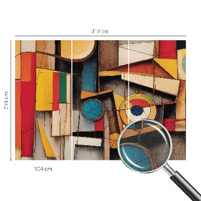 Carta da parati 3D Motivi geometrici