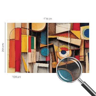 Carta da parati 3D Motivi geometrici