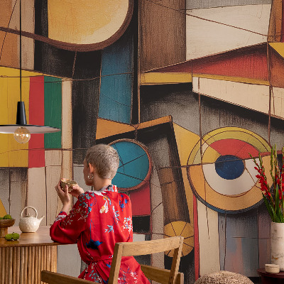 Carta da parati 3D Motivi geometrici