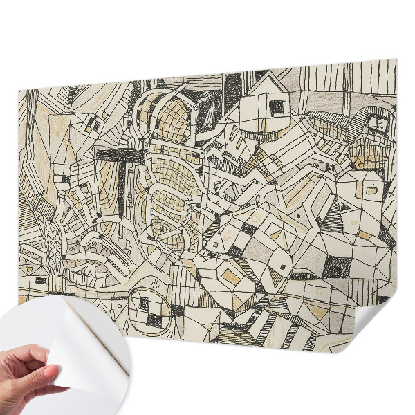 Fotomurale 3D Astrazione geometrica