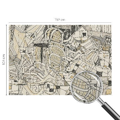 Fotomurale 3D Astrazione geometrica