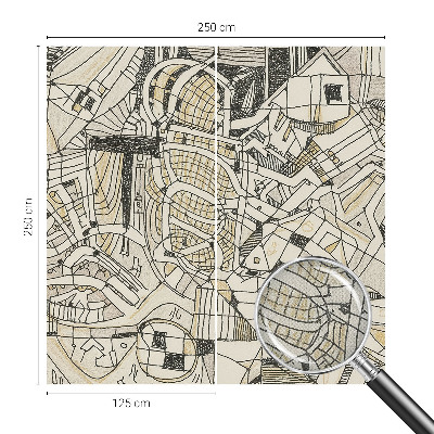Fotomurale 3D Astrazione geometrica