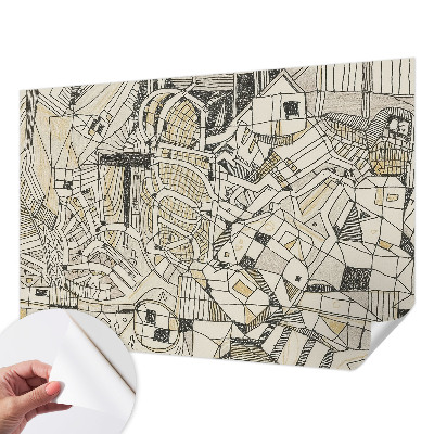 Fotomurale 3D Astrazione geometrica