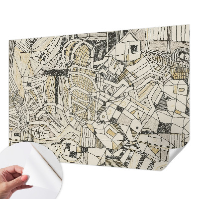 Fotomurale 3D Astrazione geometrica