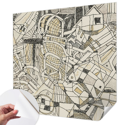 Fotomurale 3D Astrazione geometrica