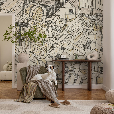 Fotomurale 3D Astrazione geometrica