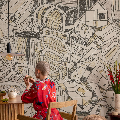 Fotomurale 3D Astrazione geometrica