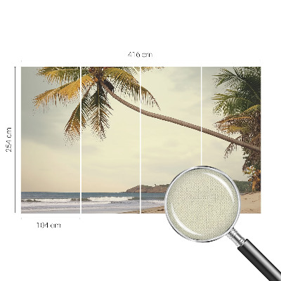 Fotomurale effetto 3D Paesaggio tropicale