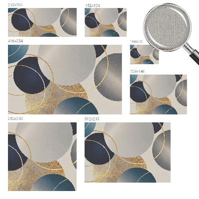 Carta da parati cameretta Circoli creativi