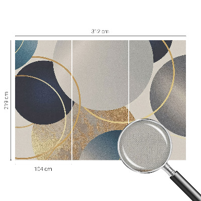 Carta da parati cameretta Circoli creativi