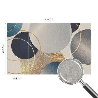 Carta da parati cameretta Circoli creativi