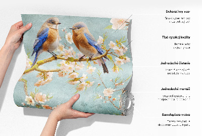 Carta da parati per cameretta Fiori colorati