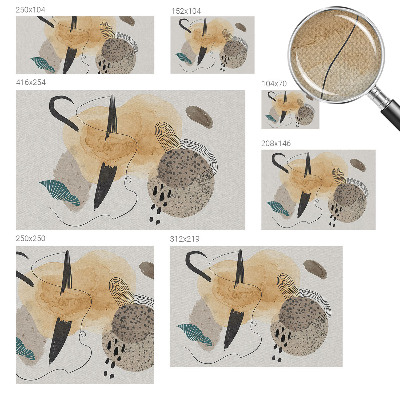 Fotomurale per bambini Composizione astratta