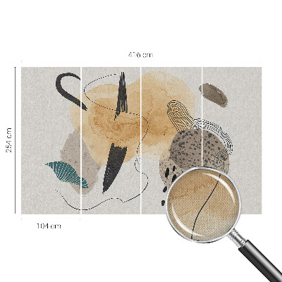 Fotomurale per bambini Composizione astratta