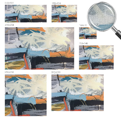 Carta da parati adesiva Astrazione colorata