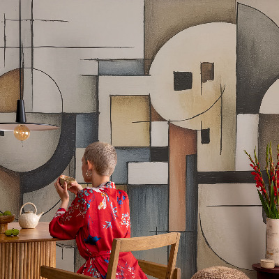 Fotomurale adesivo Armonia geometrica