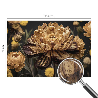 Carta da parati 3D Eleganza floreale
