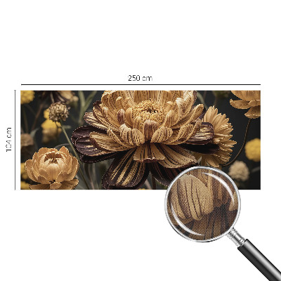 Carta da parati 3D Eleganza floreale
