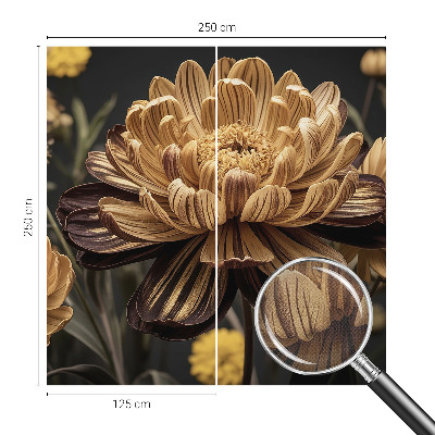 Carta da parati 3D Eleganza floreale