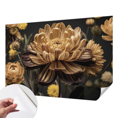 Carta da parati 3D Eleganza floreale