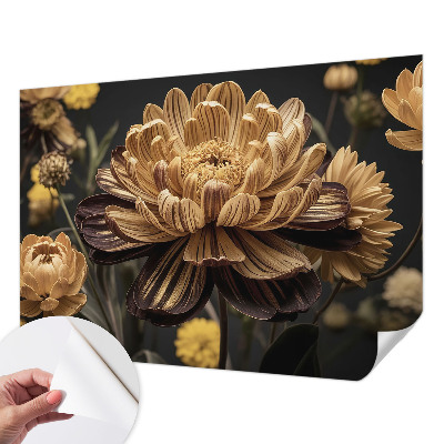 Carta da parati 3D Eleganza floreale