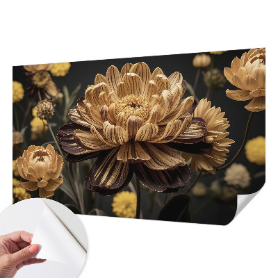 Carta da parati 3D Eleganza floreale