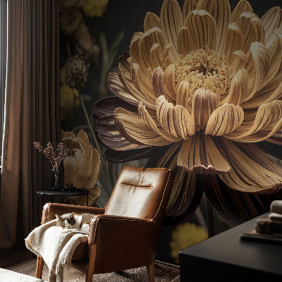Carta da parati 3D Eleganza floreale