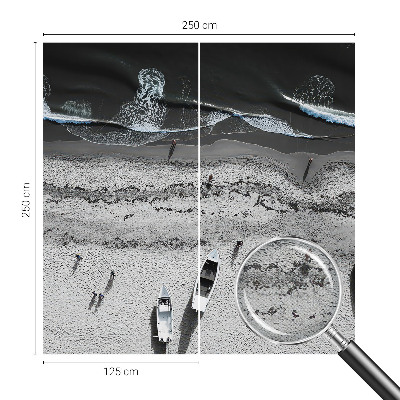 Fotomurale 3D Tranquillità sulla spiaggia